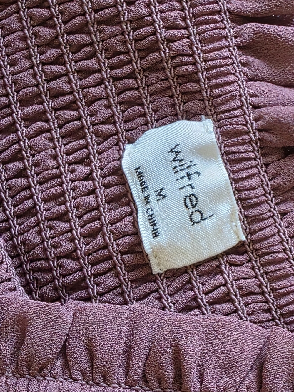 Aritzia Wilfred Tempest Chiffon Dress - Ashy Rose Pink Size M - Picture 6 of 8